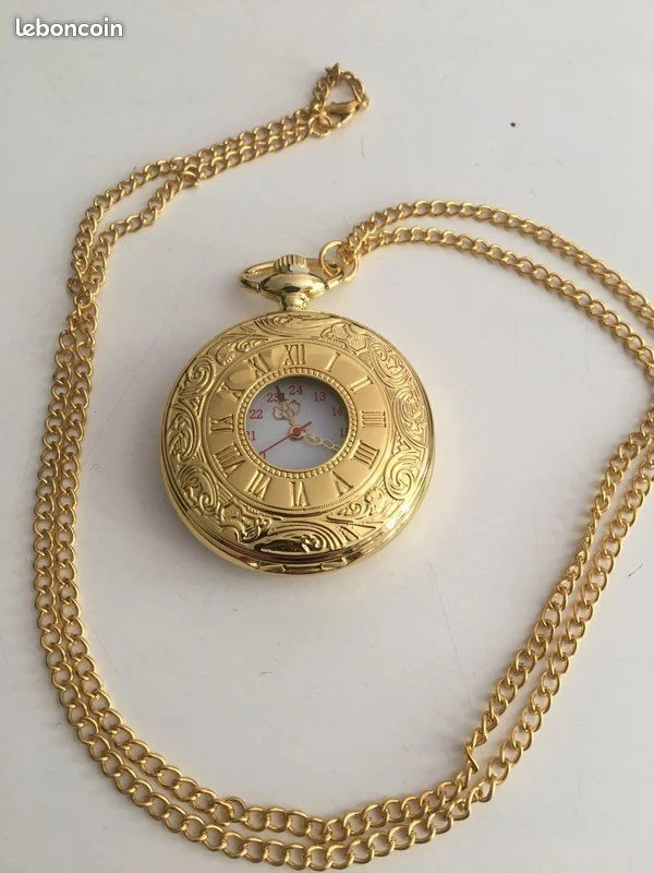 Montre à gousset dorée